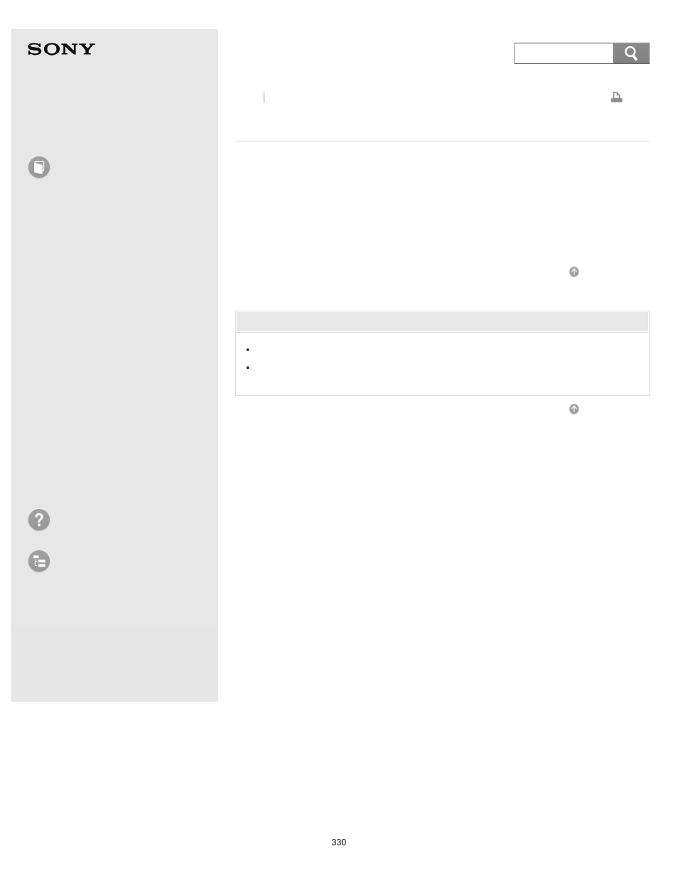 Creating a restore point, User guide, How to use | Troubleshooting list of topics, Vaio fit 14/15 | Sony SVF14A14CXB User Manual | Page 330 / 437