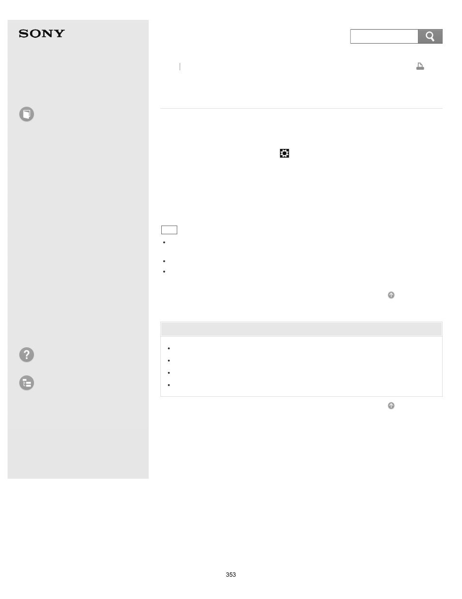 User guide, How to use, Troubleshooting list of topics | Vaio fit 14/15 | Sony SVF14A14CXB User Manual | Page 353 / 437