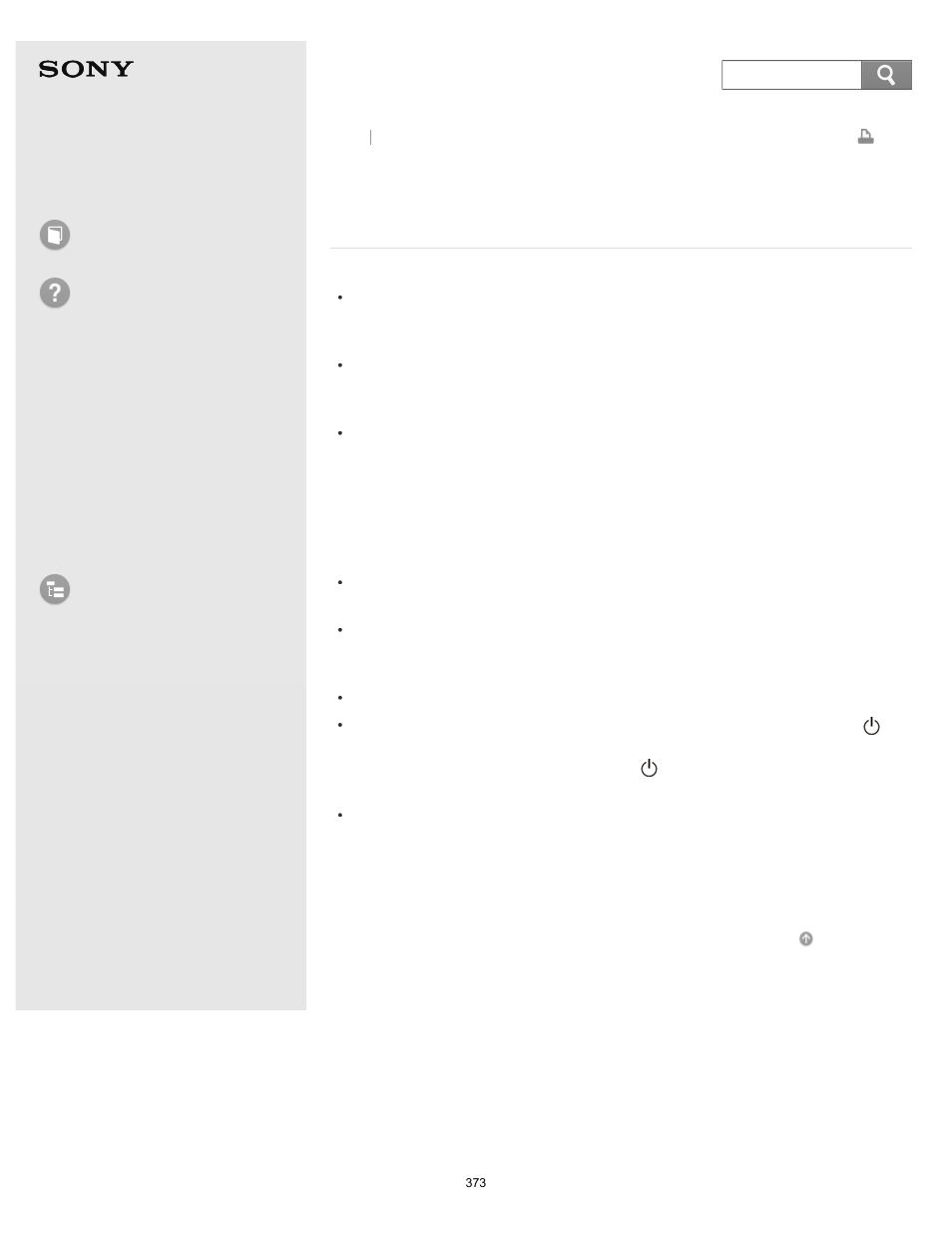 Light does not turn on in green), Indicator light does not turn on in green), User guide | How to use troubleshooting, List of topics | Sony SVF14A14CXB User Manual | Page 373 / 437