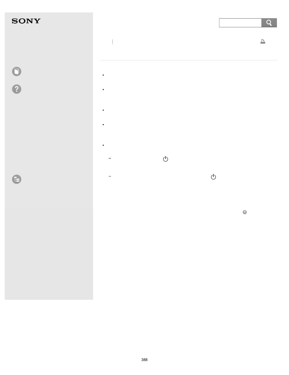 What should i do if my computer screen goes blank, User guide, How to use troubleshooting | List of topics, Vaio fit 14/15 | Sony SVF14A14CXB User Manual | Page 388 / 437