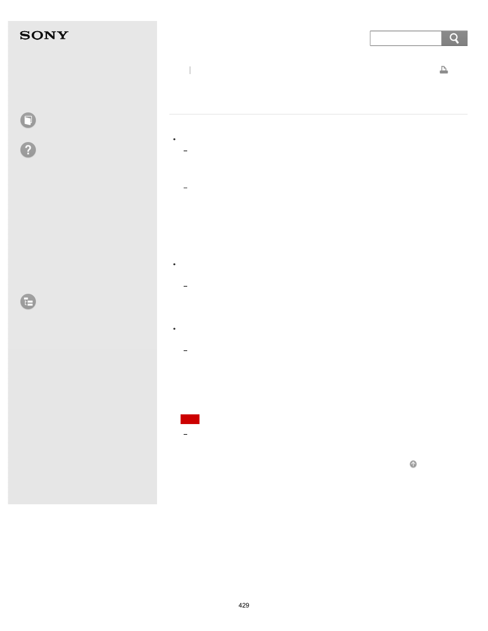 Start), Does not start), User guide | How to use troubleshooting, List of topics, Vaio fit 14/15, Search | Sony SVF14A14CXB User Manual | Page 429 / 437