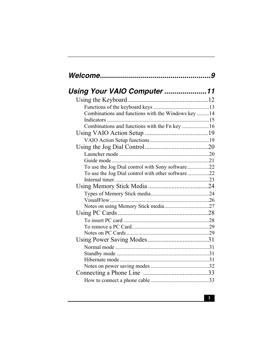 Sony PCG-SRX87 User Manual | 143 pages