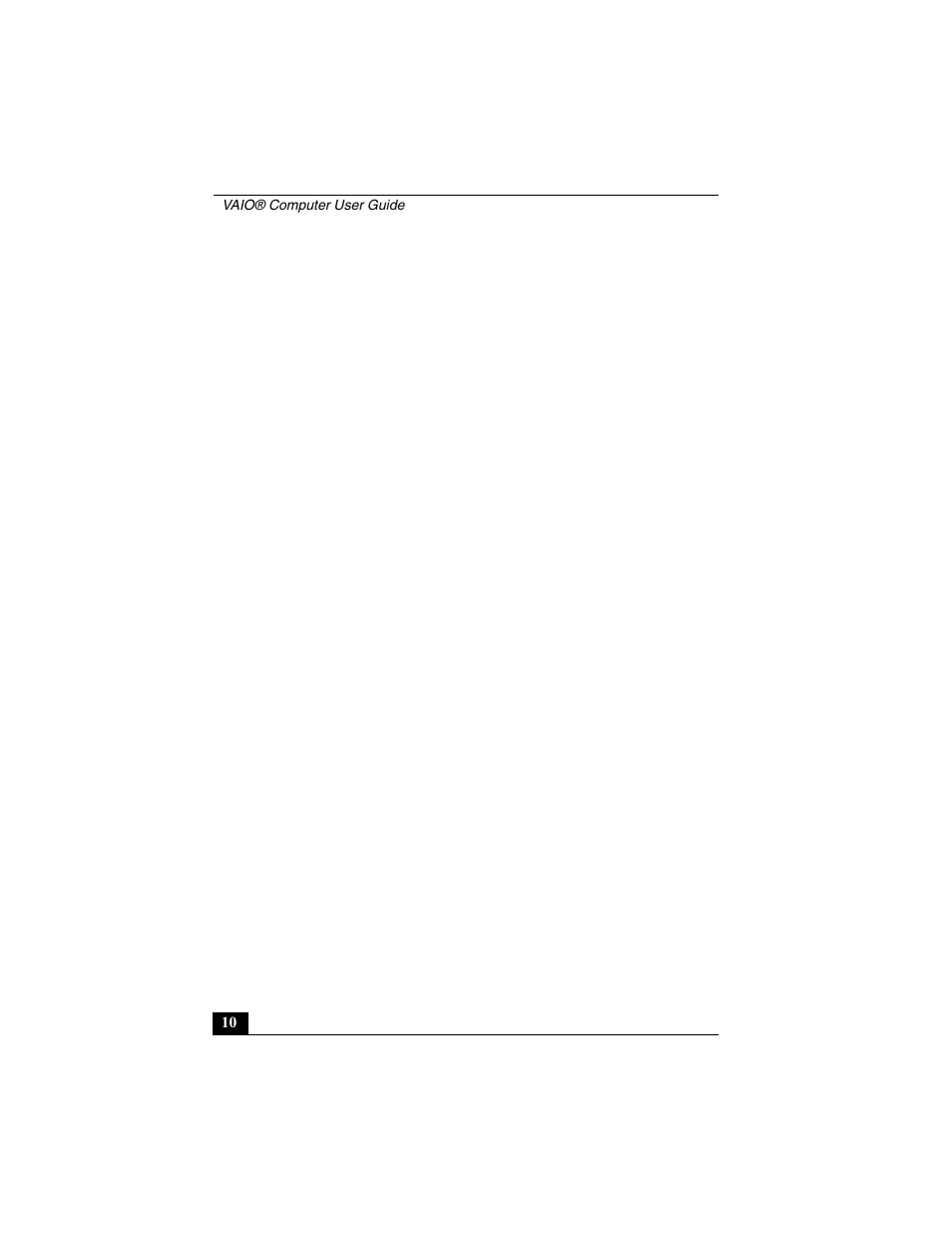 Sony PCG-SRX87 User Manual | Page 10 / 143