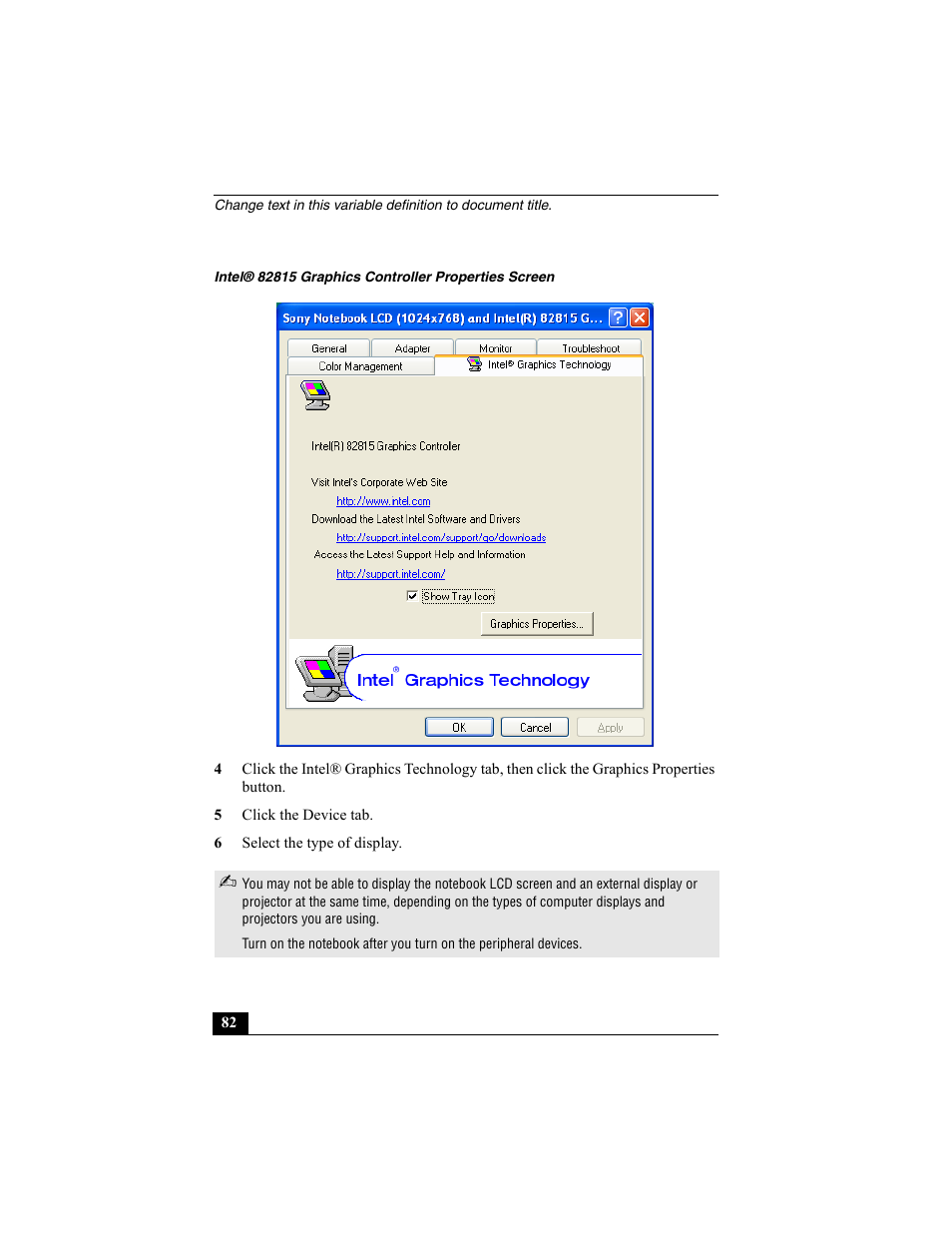 Sony PCG-SRX87 User Manual | Page 82 / 143