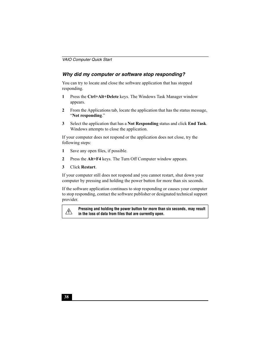 Sony PCV-RS312 User Manual | Page 38 / 60