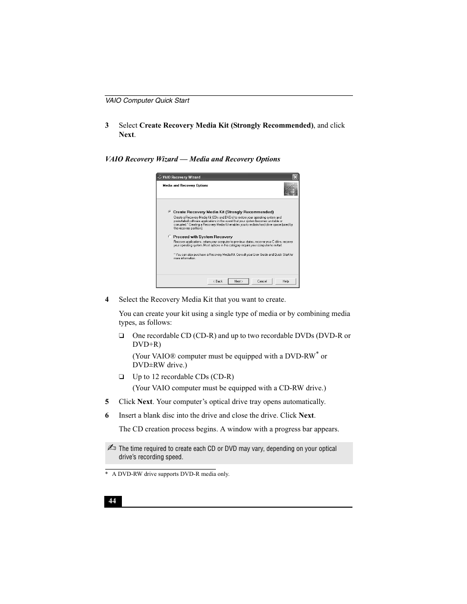 Sony PCV-RS312 User Manual | Page 44 / 60