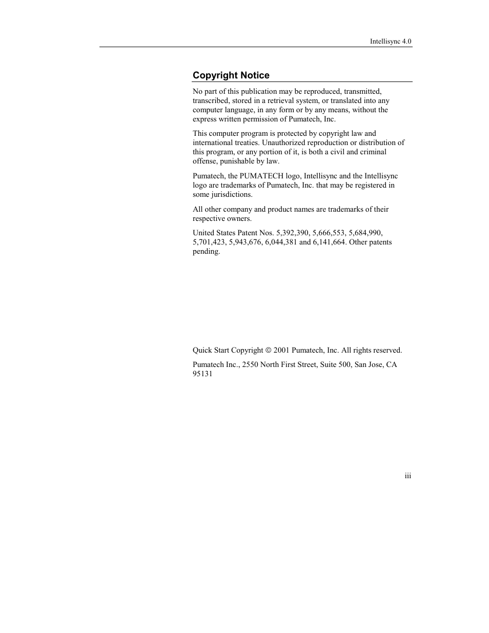 Copyright notice | Sony PEG-TJ37 User Manual | Page 3 / 16