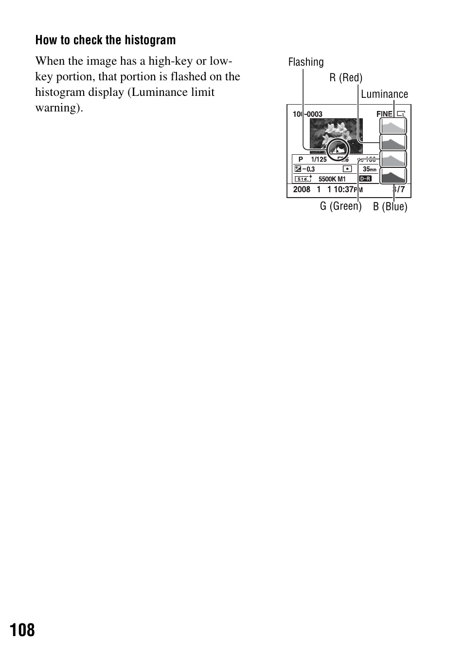 Sony DSLR-A350 User Manual | Page 108 / 167