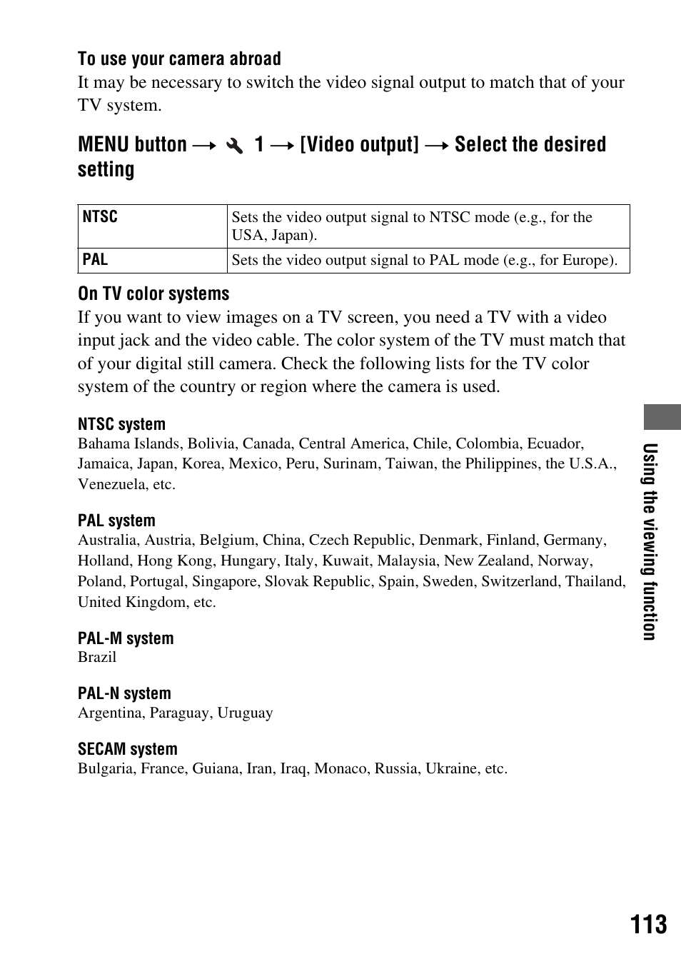T (113) | Sony DSLR-A350 User Manual | Page 113 / 167