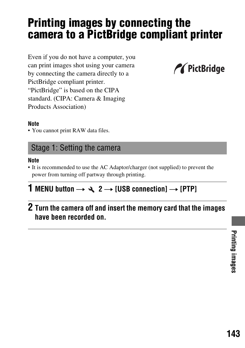 Compliant printer | Sony DSLR-A350 User Manual | Page 143 / 167