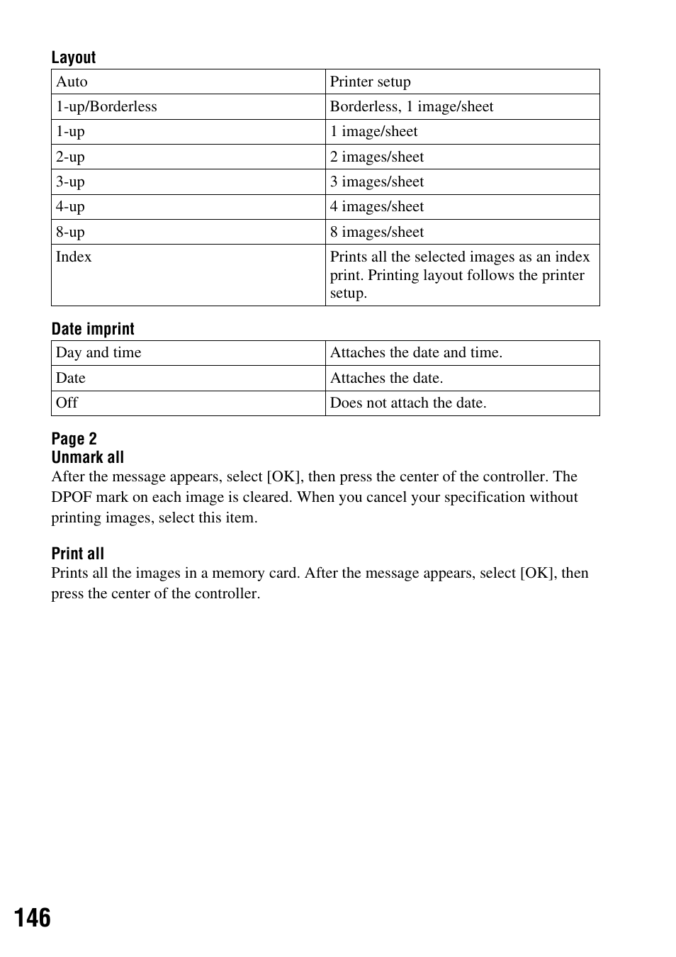 Sony DSLR-A350 User Manual | Page 146 / 167