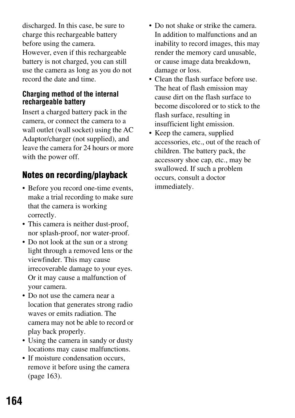Sony DSLR-A350 User Manual | Page 164 / 167
