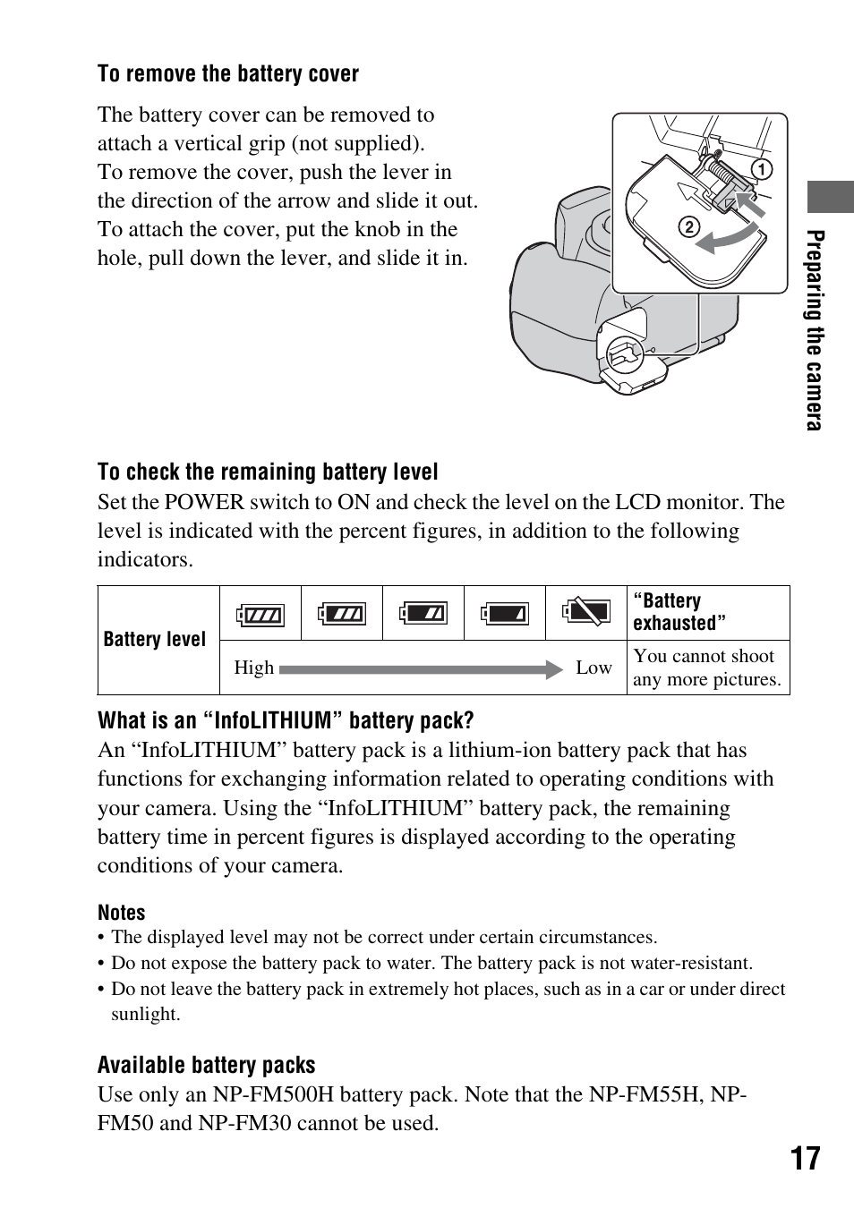 Sony DSLR-A350 User Manual | Page 17 / 167