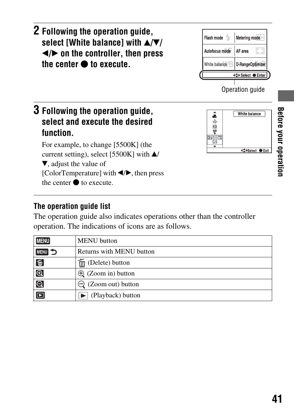 Sony DSLR-A350 User Manual | Page 41 / 167