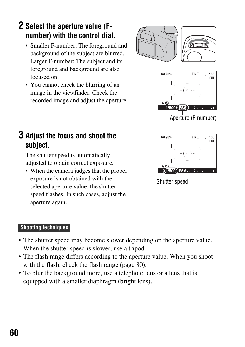 Sony DSLR-A350 User Manual | Page 60 / 167