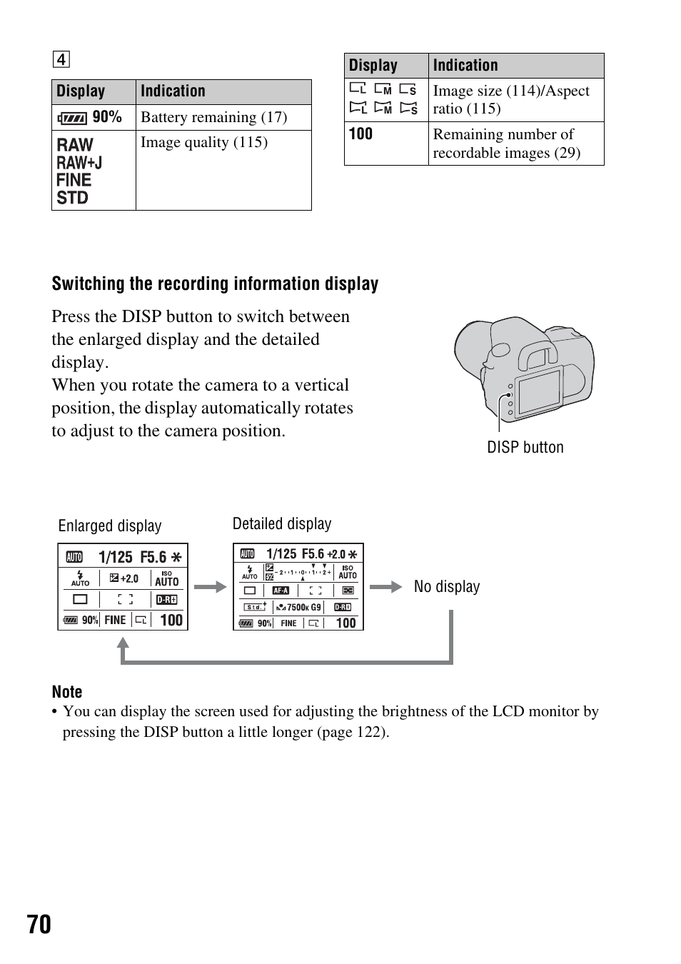 Sony DSLR-A350 User Manual | Page 70 / 167