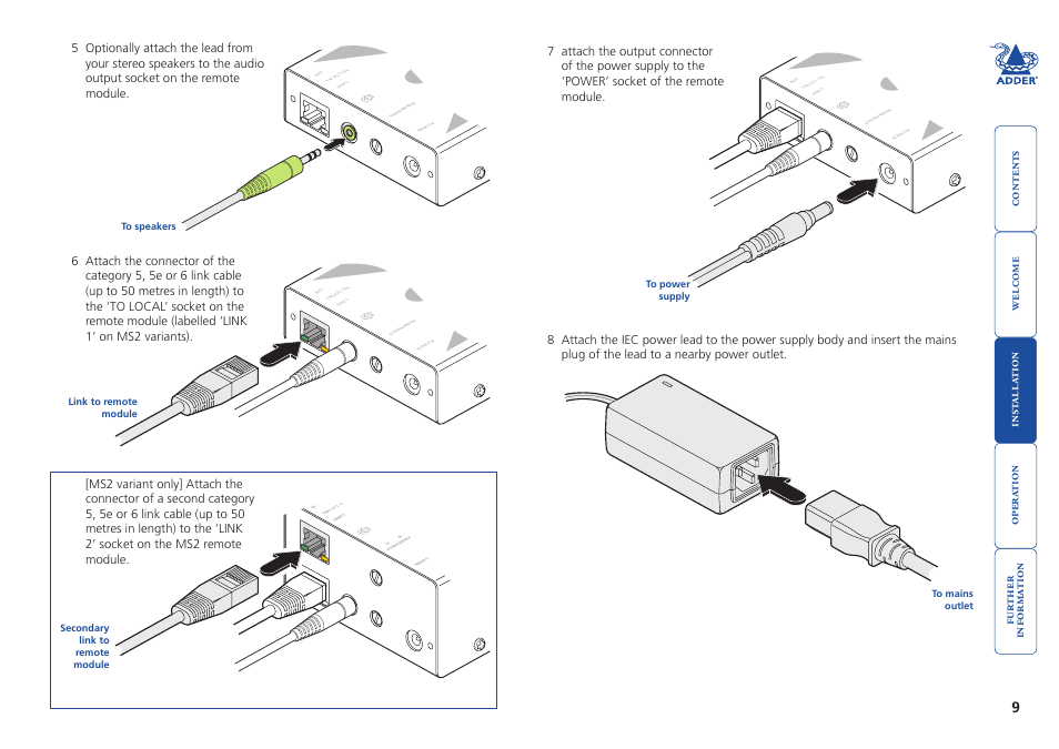 Adder Technology X50 User Manual | Page 10 / 18