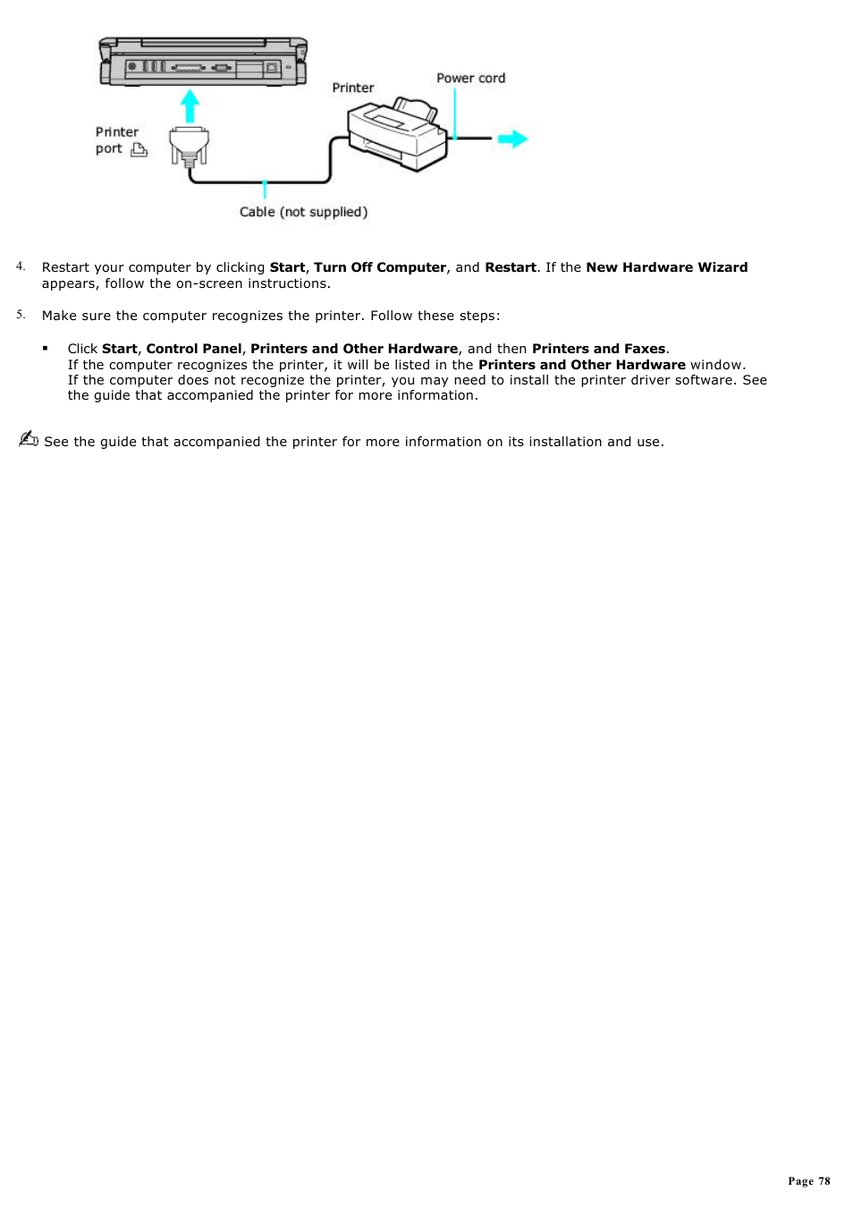 Sony VGN-B100P User Manual | Page 78 / 205