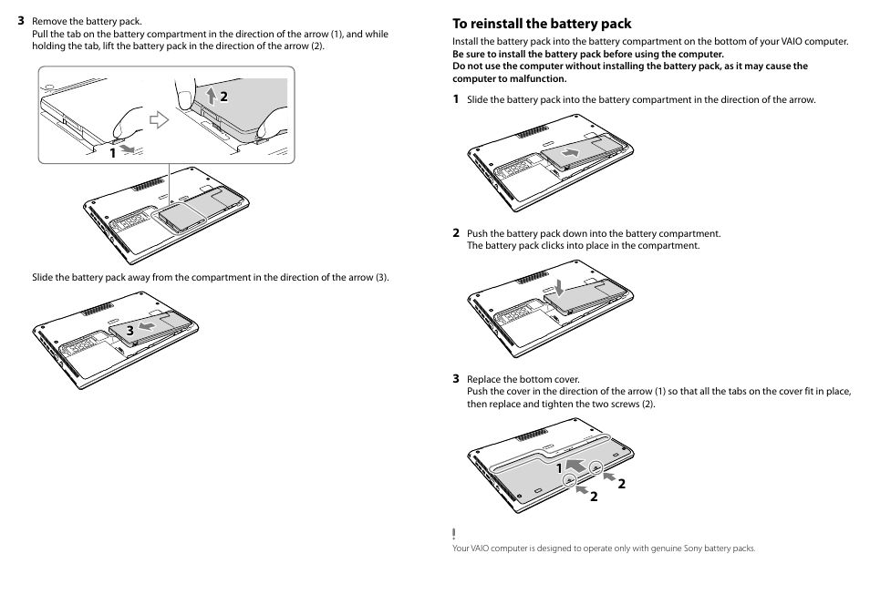 Sony SVS1311DGXB User Manual | Page 2 / 2