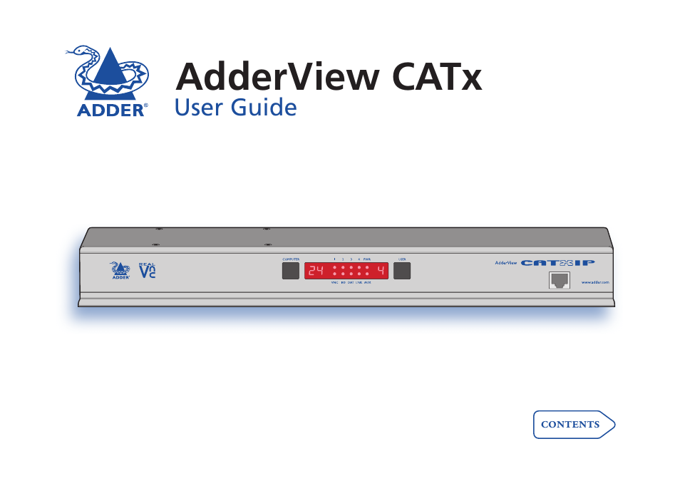 Adder Technology AdderView CATx EPS-S8 User Manual | 115 pages