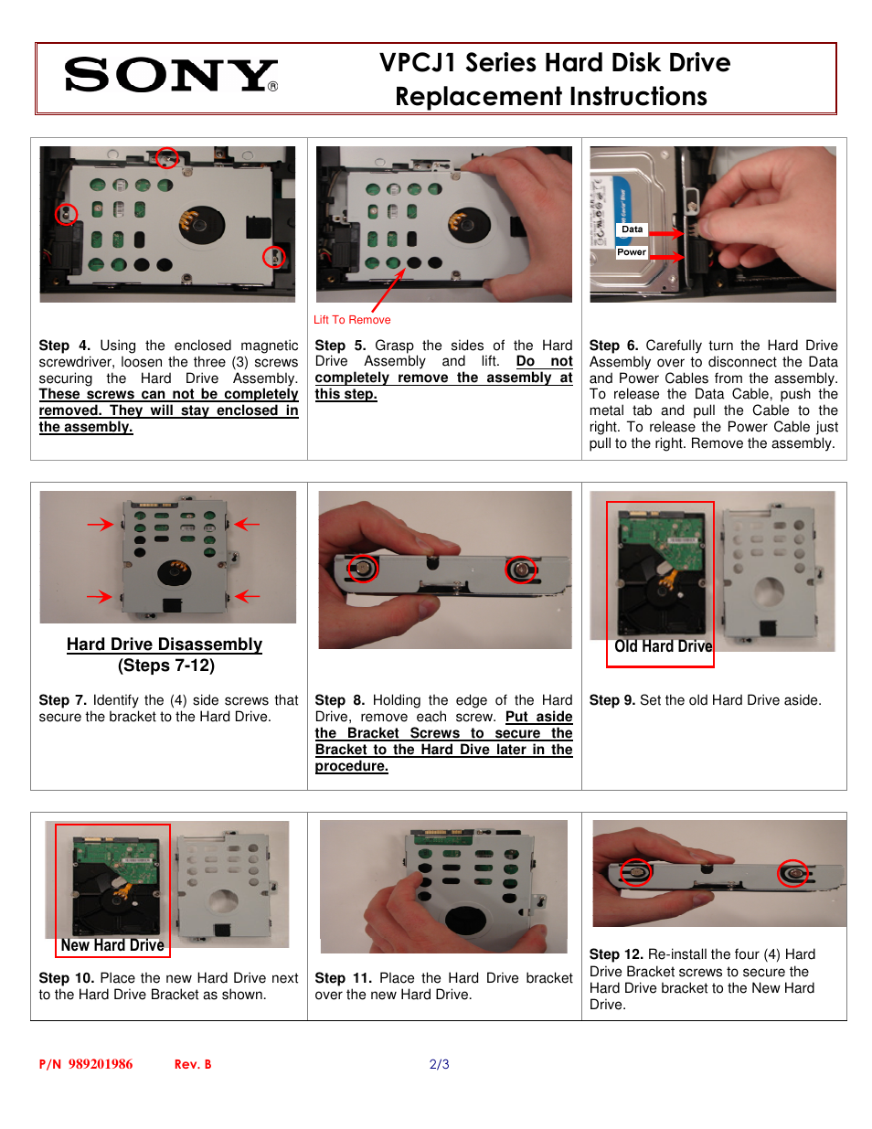Sony VPCJ113FX User Manual | Page 2 / 3