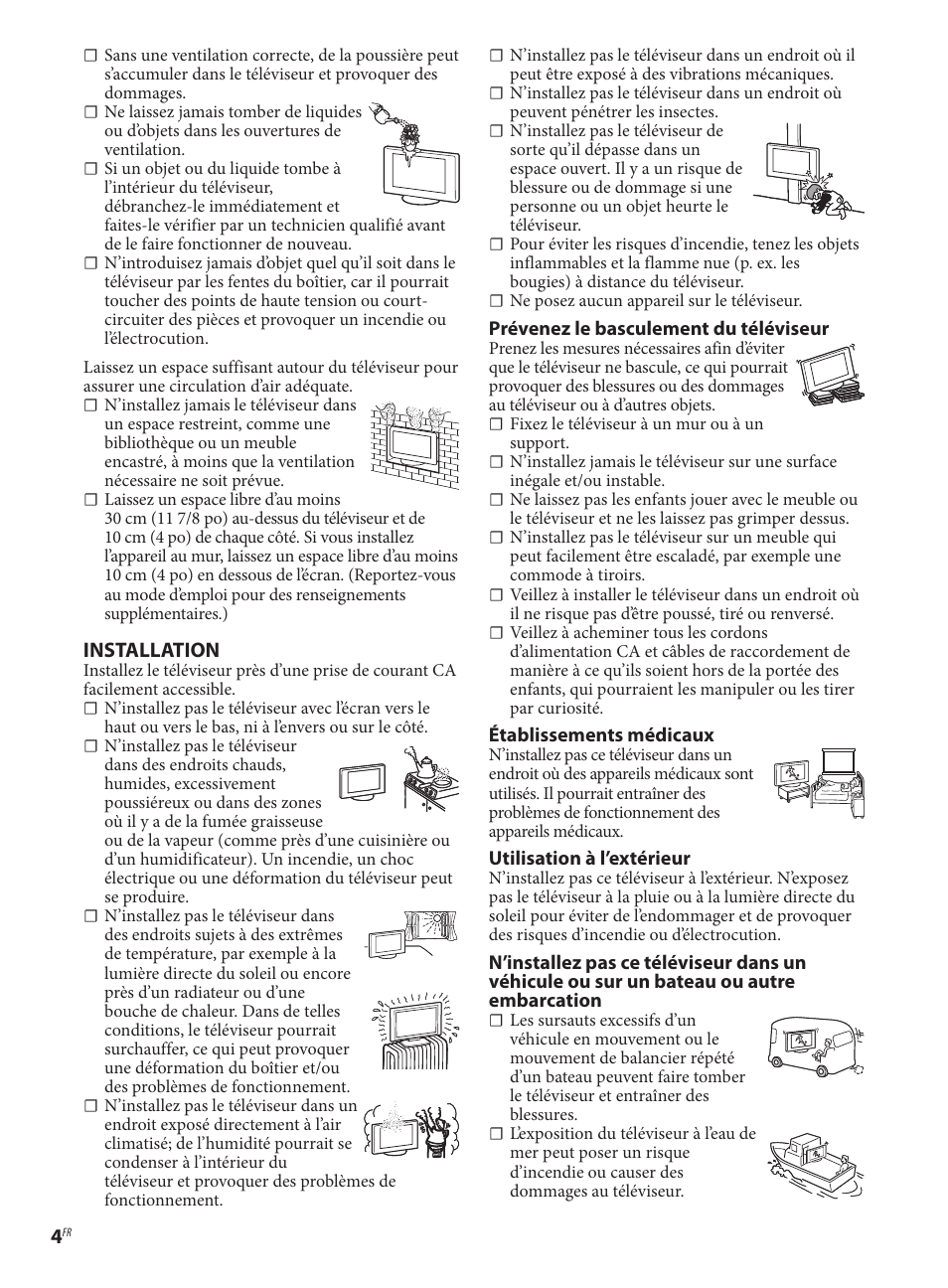 Installation | Sony KDL-40EX621 User Manual | Page 10 / 20