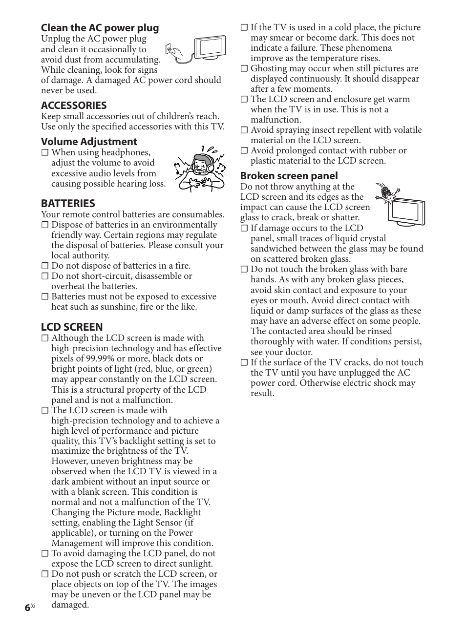 Sony KDL-40EX621 User Manual | Page 6 / 20