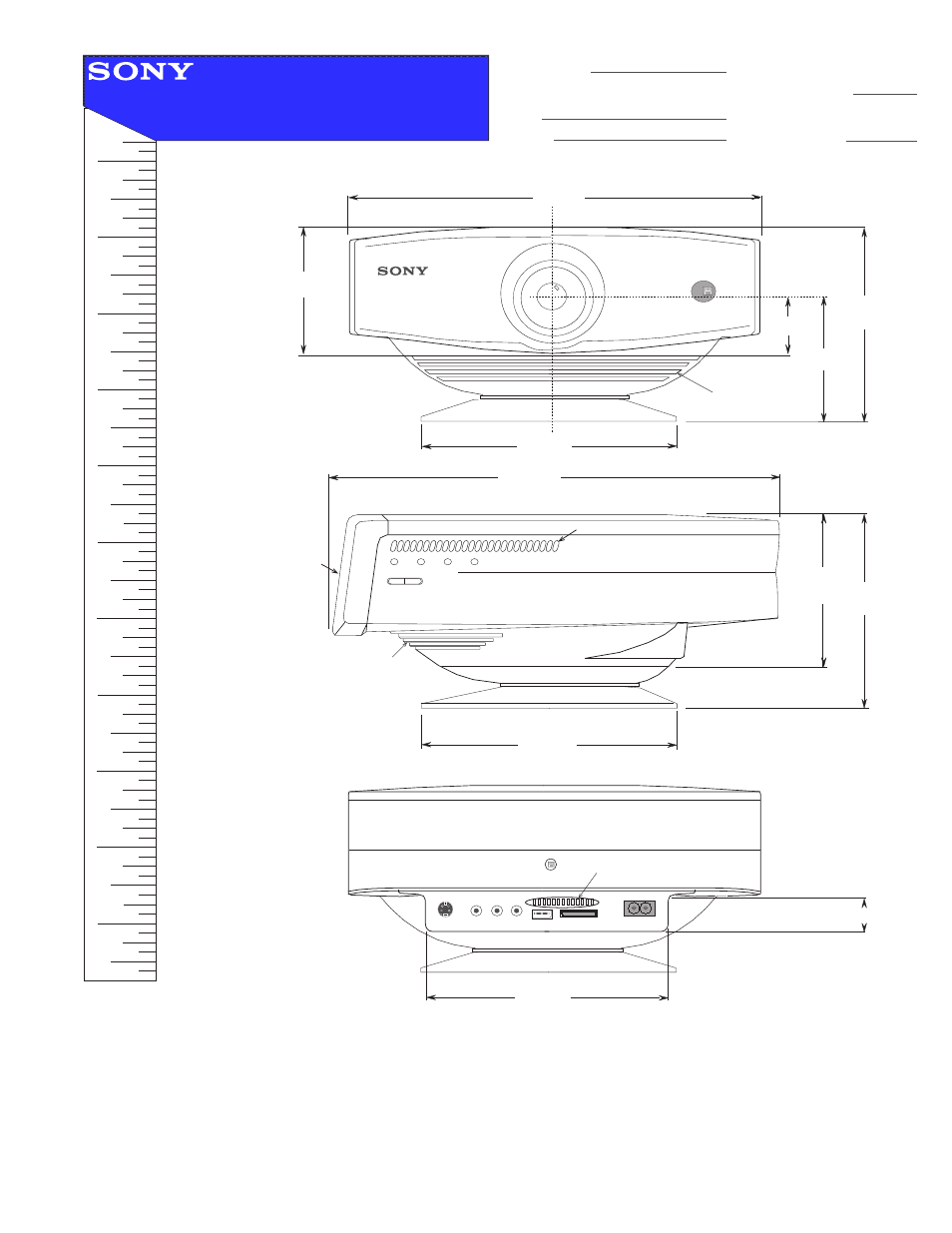 Sony VPL-HS3 User Manual | 1 page