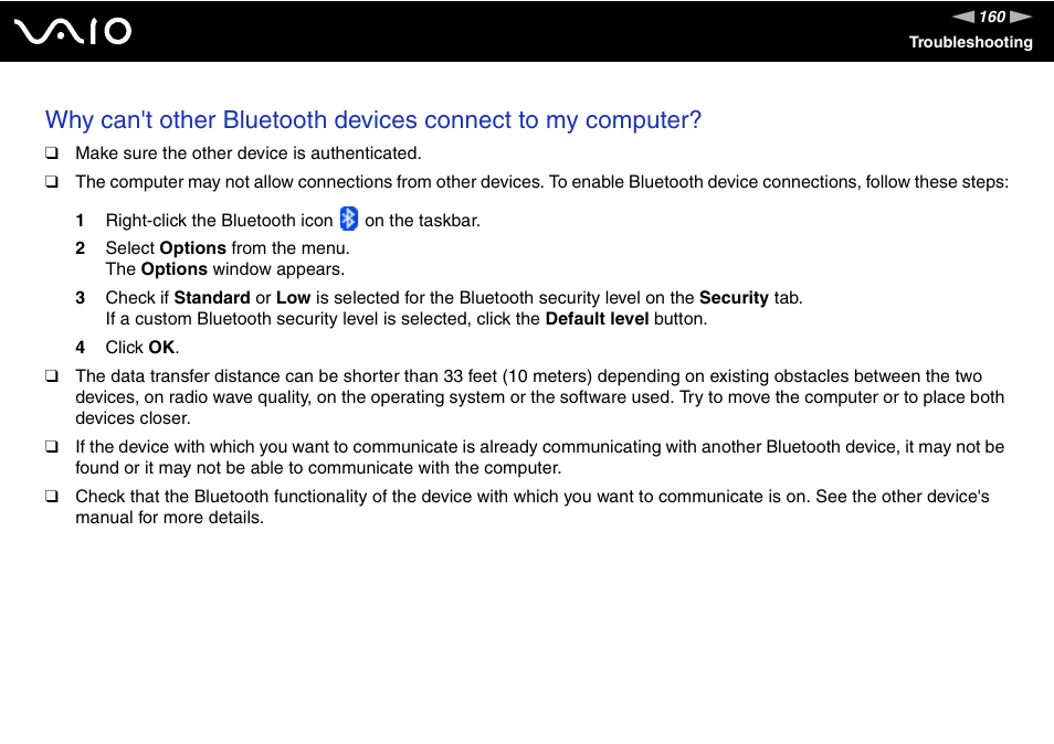 Sony VGN-TX750P User Manual | Page 160 / 195