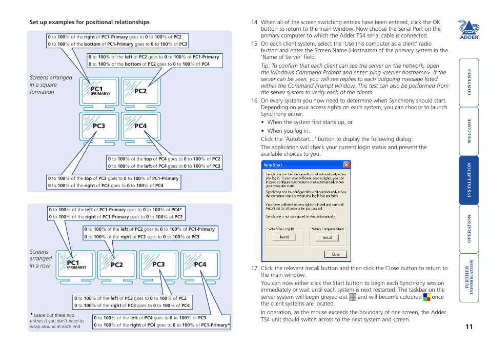 Adder Technology Adder TS4 User Manual | Page 12 / 22