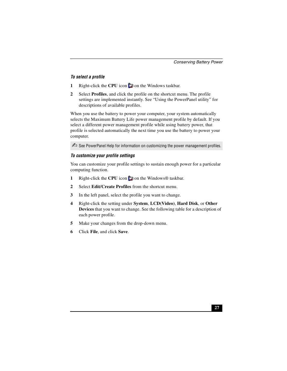 Sony PCG-GRX690P User Manual | Page 27 / 222