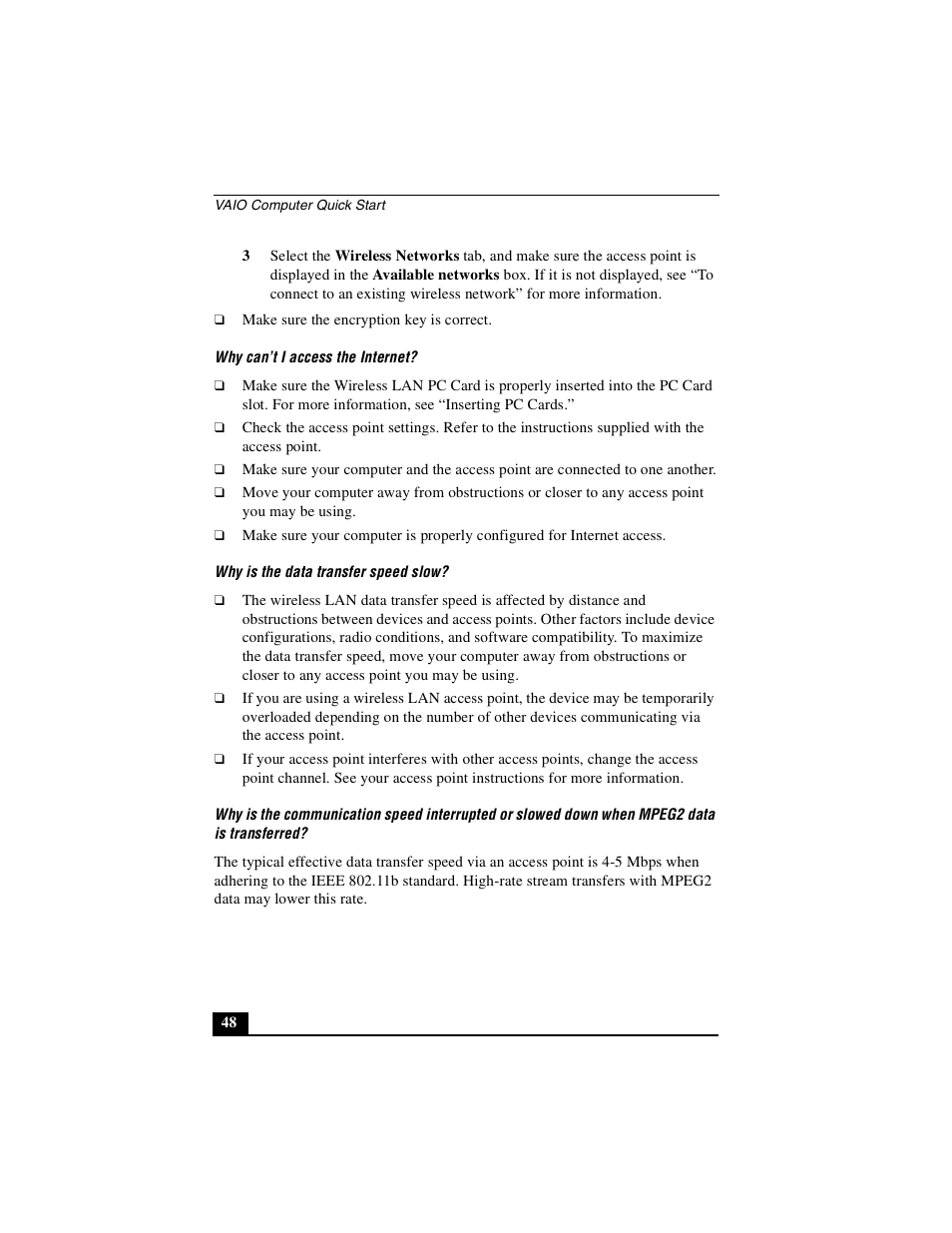 Sony PCG-GRX690P User Manual | Page 48 / 222