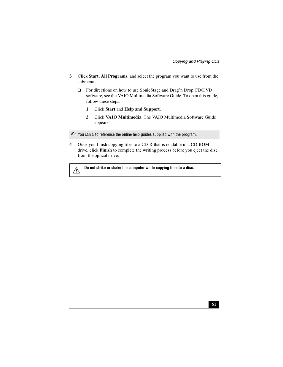 Sony PCG-GRX690P User Manual | Page 61 / 222