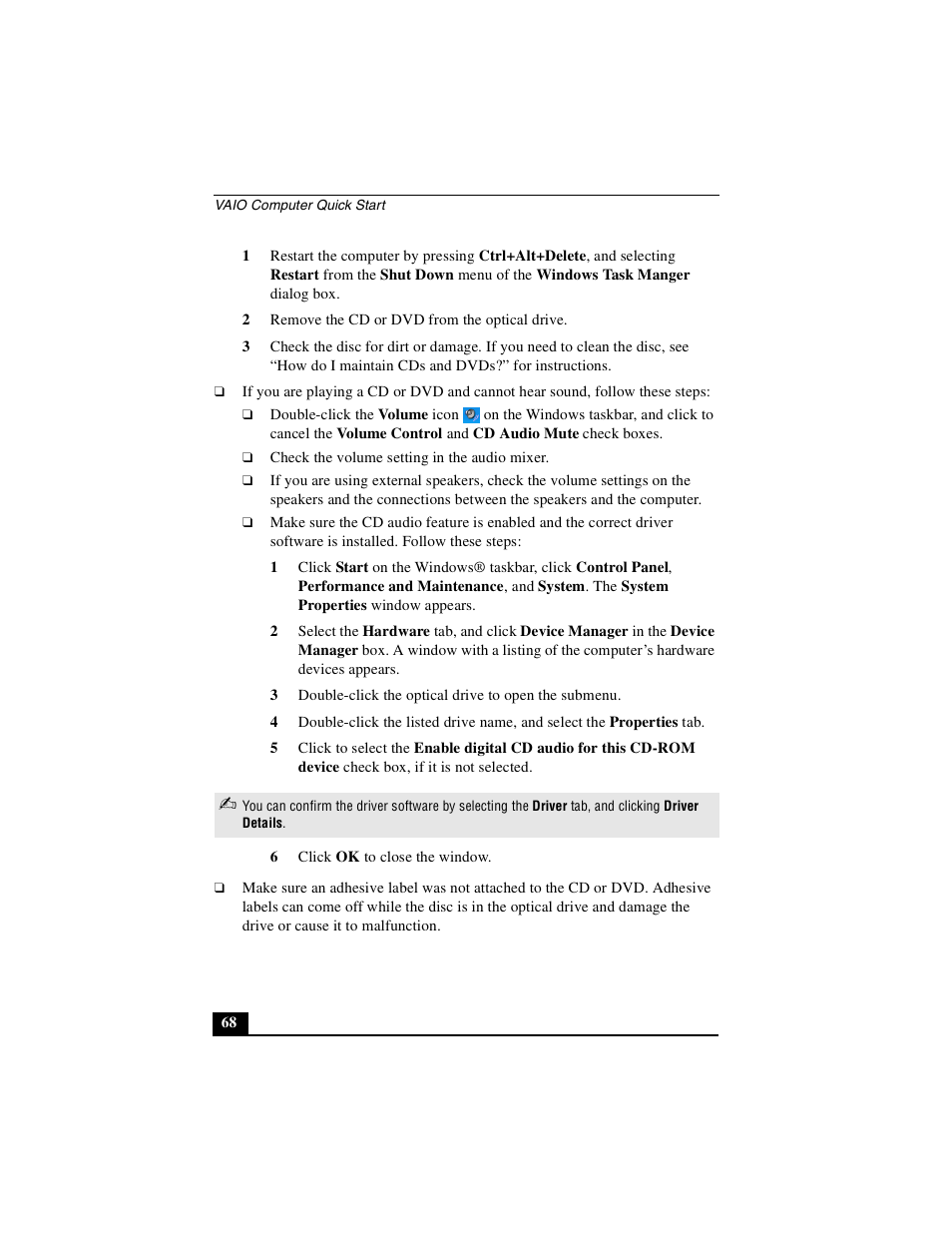 Sony PCG-GRX690P User Manual | Page 68 / 222