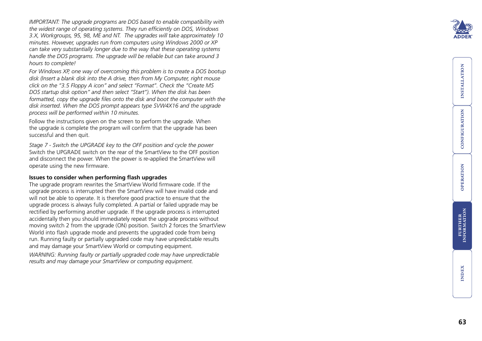 Adder Technology Switch User Manual | Page 64 / 70