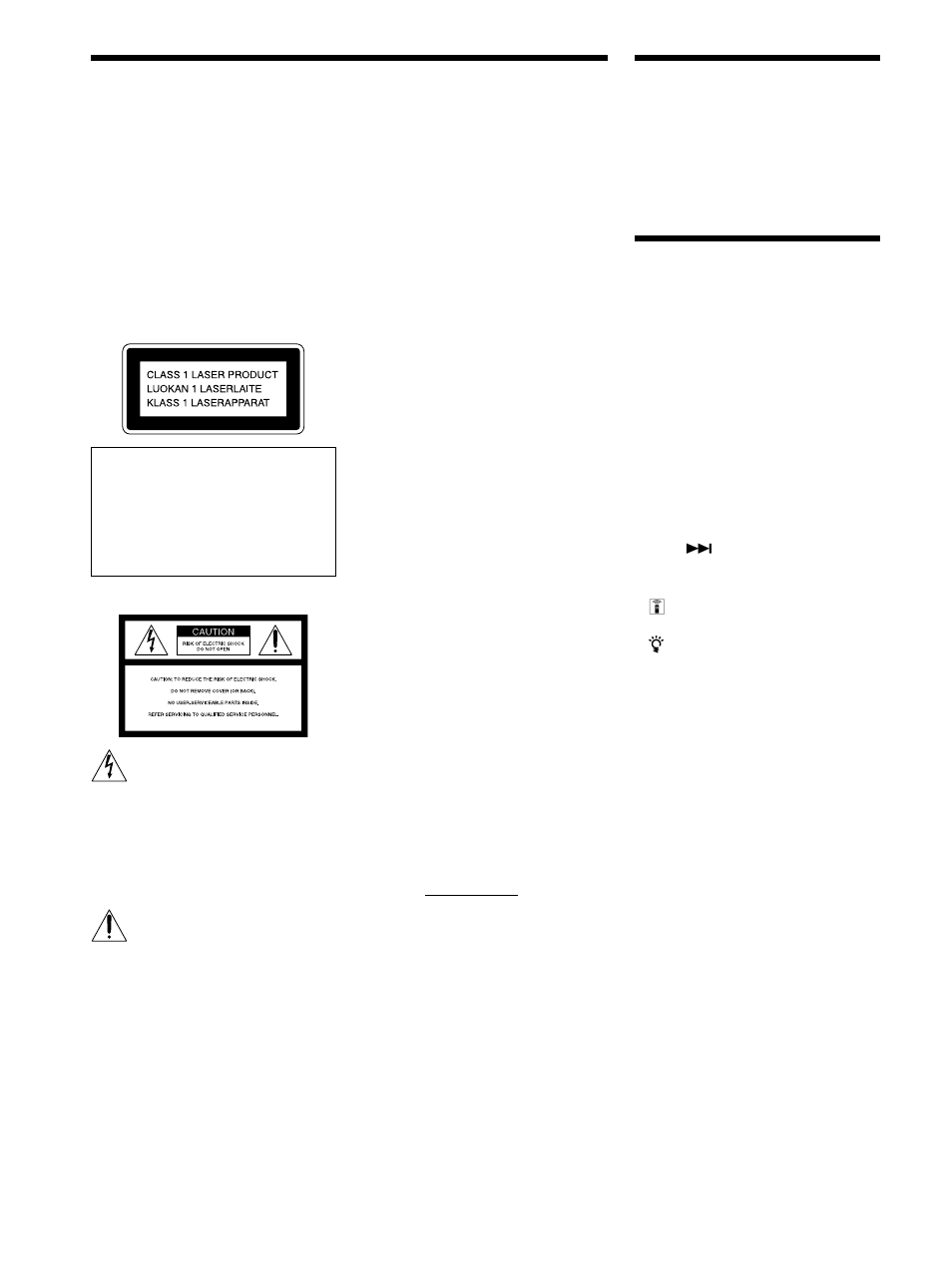 Warning, Welcome, About this manual | Sony MDS-S40 User Manual | Page 2 / 48