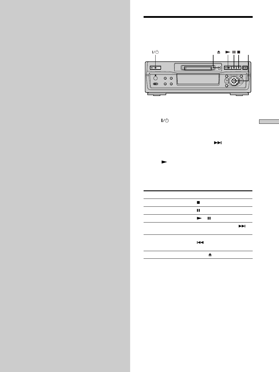 Playing mds, Playing an md, This chapter explains the various ways to play mds | Sony MDS-S40 User Manual | Page 21 / 48