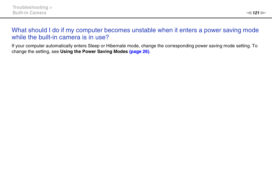 Sony VPCEE45FX User Manual | Page 121 / 151