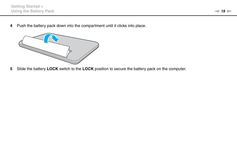 Sony VPCEE45FX User Manual | Page 19 / 151