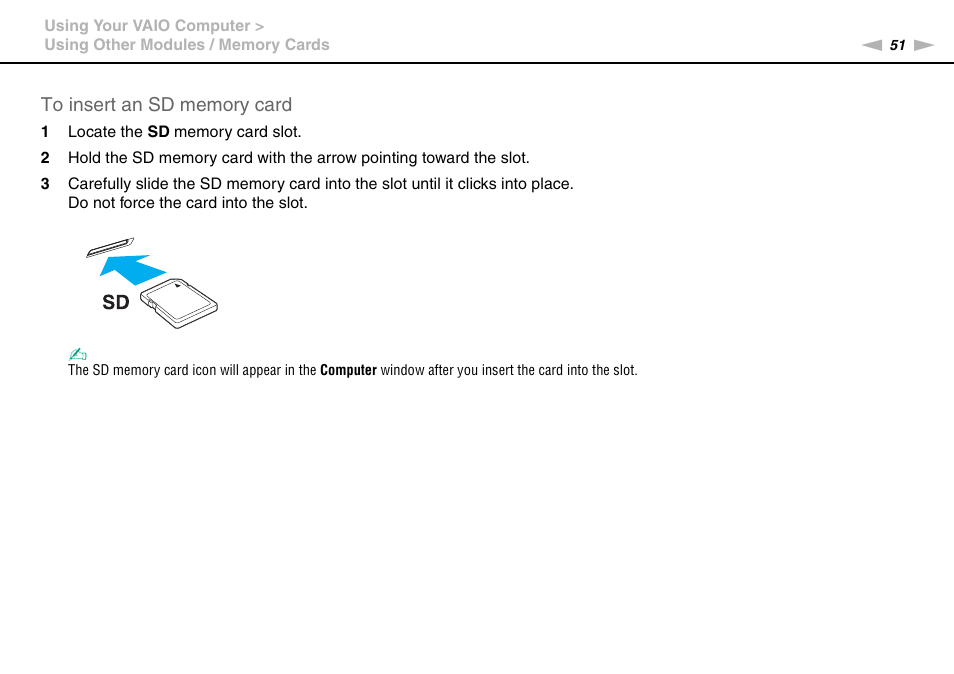 Sony VPCEE45FX User Manual | Page 51 / 151