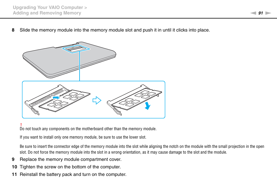 Sony VPCEE45FX User Manual | Page 91 / 151