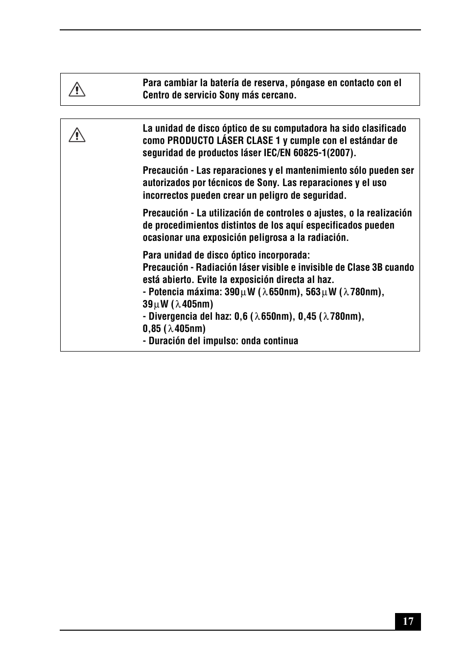 Sony VPCJ114FX User Manual | Page 17 / 20