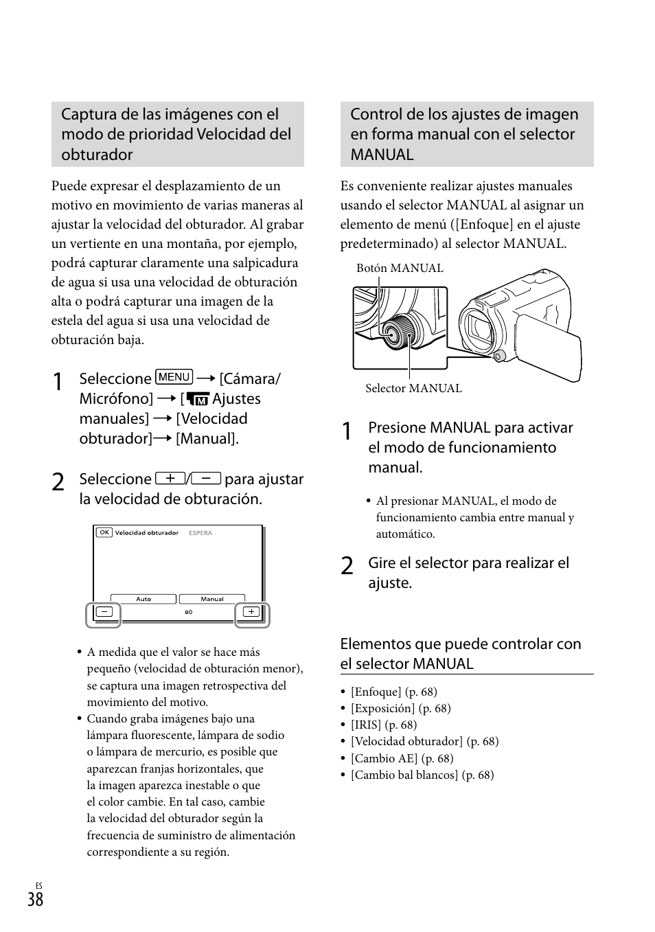 Manual, Al (38) | Sony HDR-PJ710V User Manual | Page 132 / 191