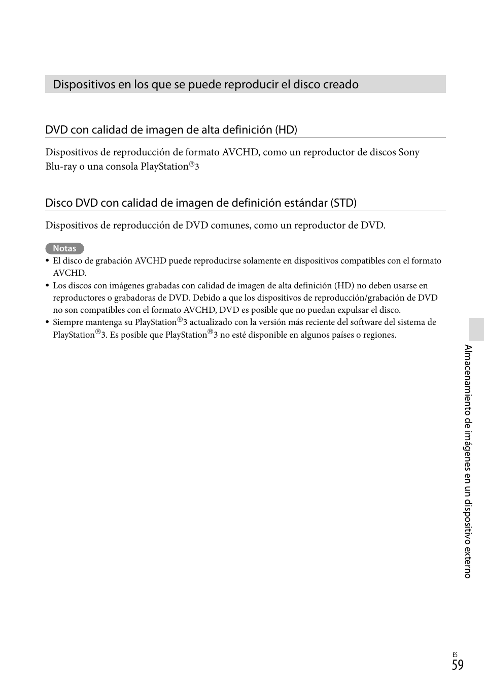 Dvd con calidad de imagen de alta definición (hd) | Sony HDR-PJ710V User Manual | Page 153 / 191