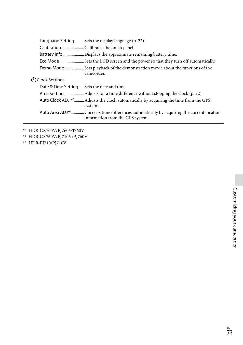 Sony HDR-PJ710V User Manual | Page 73 / 191