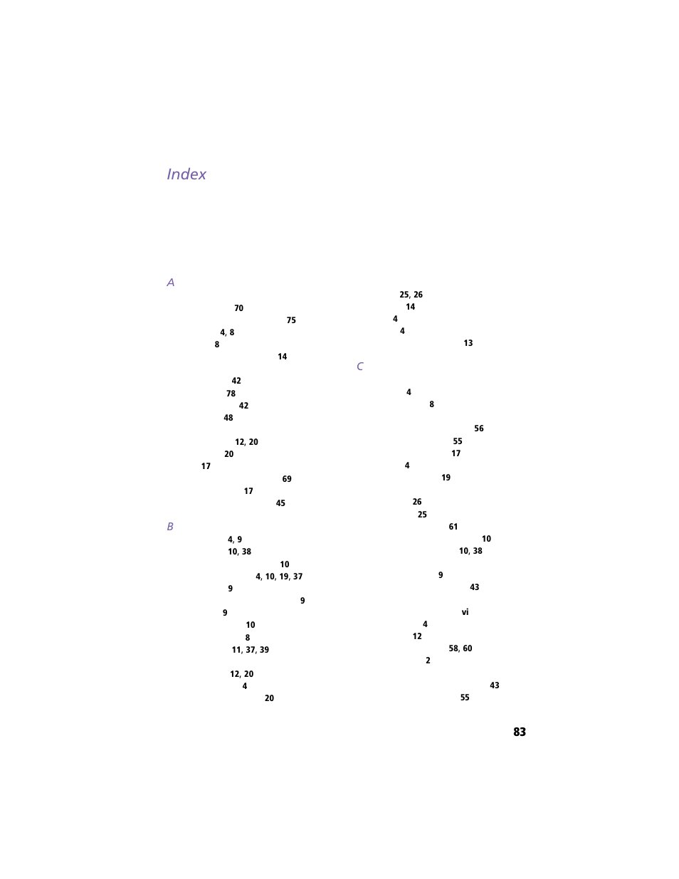 Index | Sony PCG-F390 User Manual | Page 93 / 97