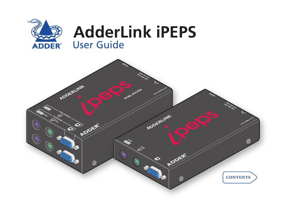 Adder Technology AdderLink iPEPS User Manual | 69 pages