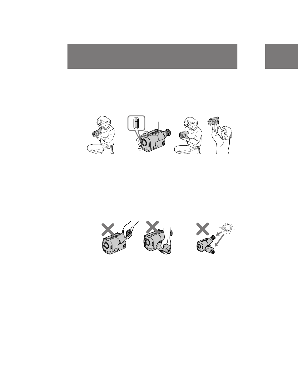 Hints for better shooting | Sony CCD-TRV211 User Manual | Page 14 / 56