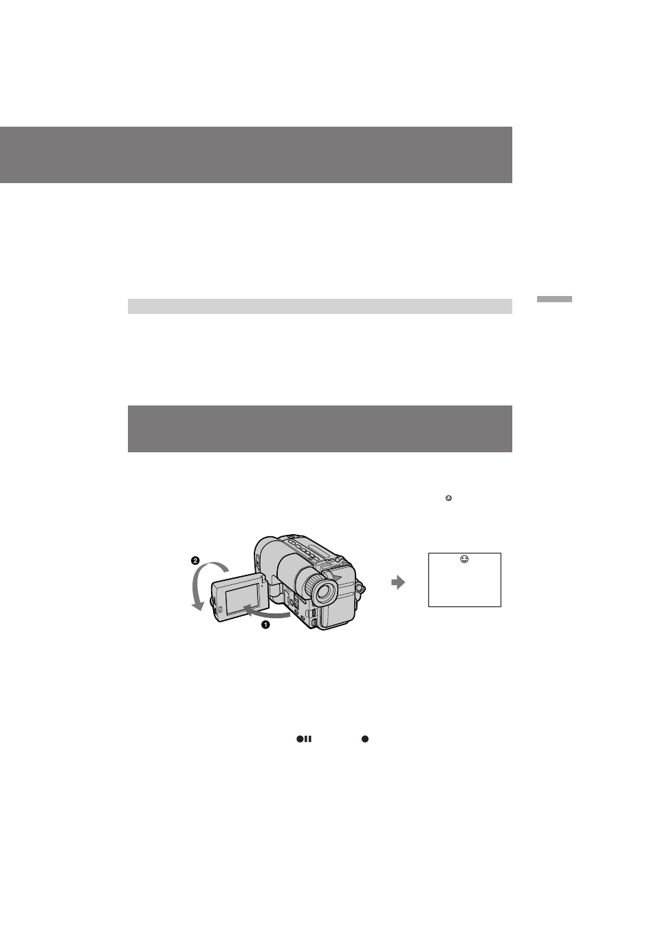 Letting the subject monitor the shot | Sony CCD-TRV211 User Manual | Page 21 / 56
