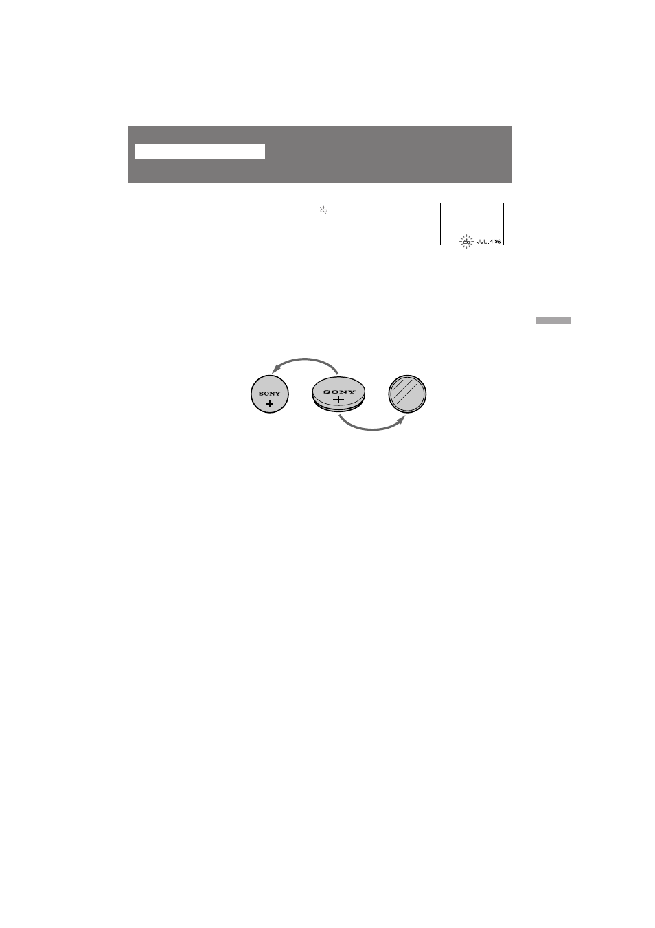Changing the lithium battery in the camcorder | Sony CCD-TRV211 User Manual | Page 31 / 56